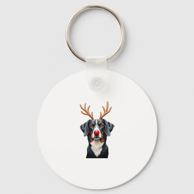 Llavero Reindeer Great Dane Christmas Great Dane Dog Mom D (Anverso)