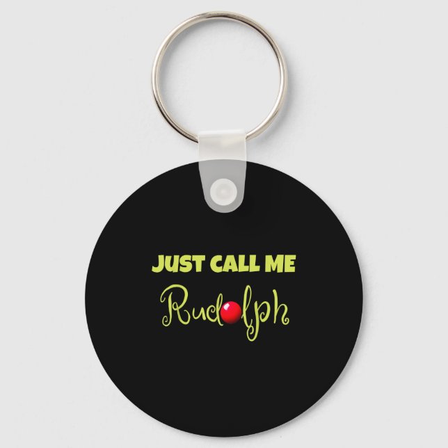 Llavero Reindeer Just Call Me Rudolph Christmas Couples Co (Anverso)