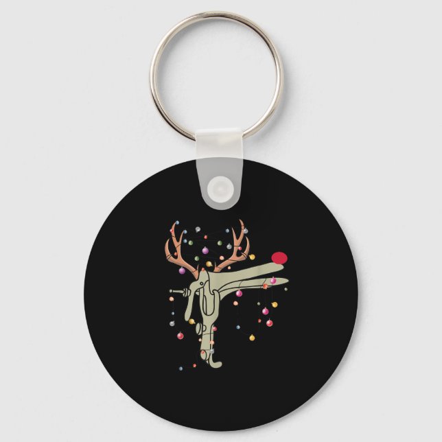 Llavero Reindeer Speculum Nurse Funny Christmas Obgyn Nurs (Anverso)