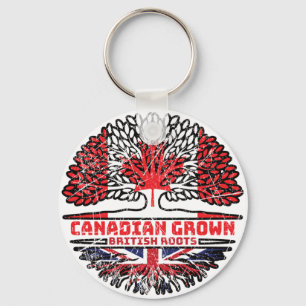 Llavero Reino Unido Árbol canadiense británico