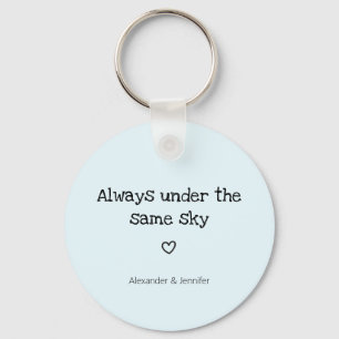 Llavero relación de larga distancia que te extraño keych