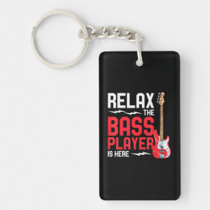 Llavero Relájese El Bass Player Está Aquí Bass Guitar