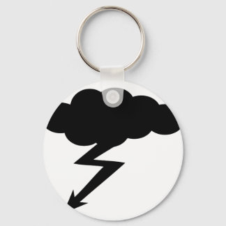 Llavero relámpago de tormenta eléctrica