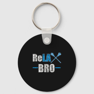 Llavero Relax Bro Funny Lacrosse Player Chiste Cita Lax St