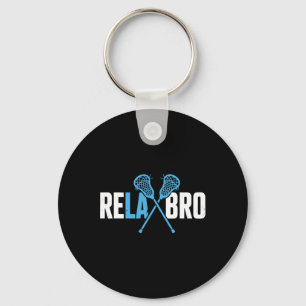 Llavero Relax Bro Funny Lacrosse Player Lax Lover Chiste T