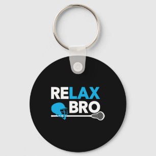 Llavero Relax Bro Lacrosse Lax Lacrosse Player Regalos