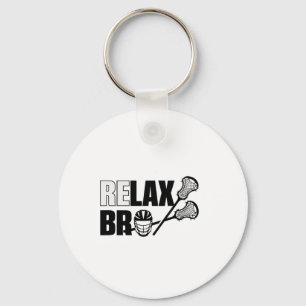 Llavero Relax Bro Lacrosse Player Lax Adolescentes Hombres
