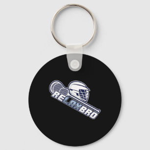 Llavero Relax Bro Lax Stick Lacrosse Player