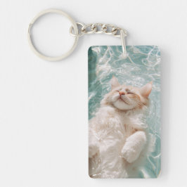 Llavero Relax Cat keychain