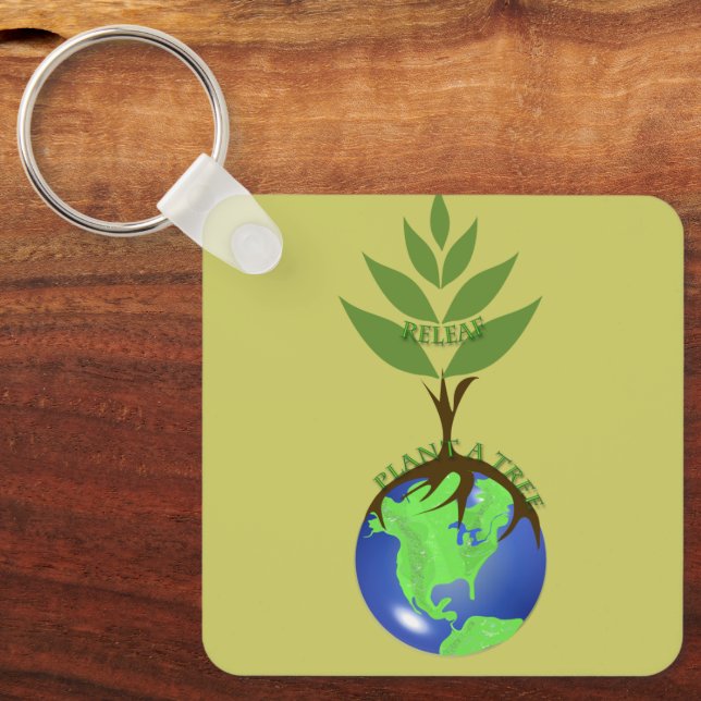 Llavero ReLeaf Planta Un Árbol (Anverso)