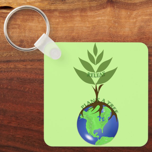 Llavero ReLeaf Planta Un Árbol (Anverso)