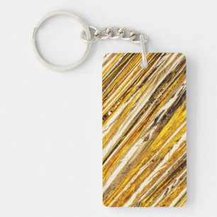 Llavero Relieve metalizado dorado Shimmering de otoño