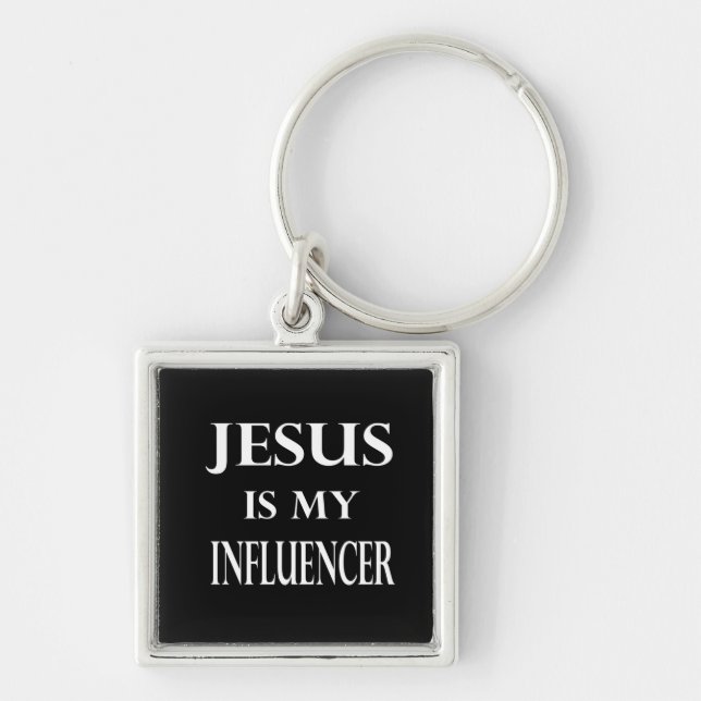 Llavero Religión - Jesús es mi Influencer (Frente)
