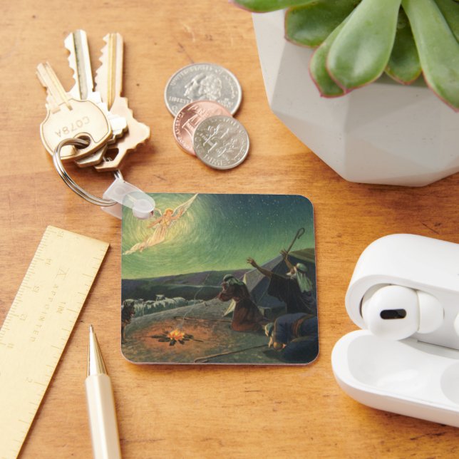 Llavero Religión vintage, anuncio a los pastores (Escritorio )