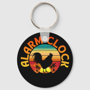 LLAVERO RELOJ DE ALARMA GALLO DE MAÑANA VINTAGE