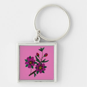 Llavero Reloj de flor
