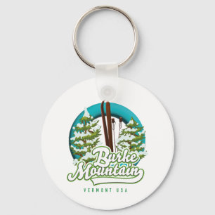 Llavero Reloj del logo de la estación de esquí de Bromley