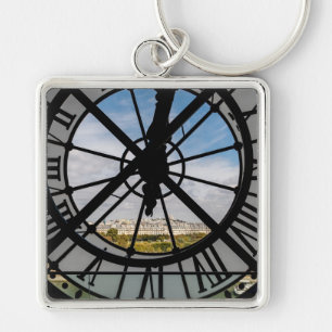 Llavero Reloj gigante de vidrio en el Museo de Orsay - Par