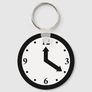Llavero Reloj negro