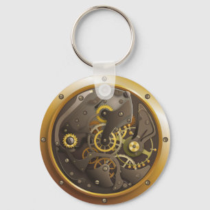 Llavero Reloj Steampunk