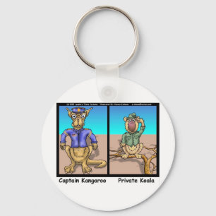 Llavero Remeras Divertidas de Canguro y Koala de Dibujos A