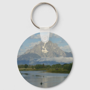 Llavero Remo en kayak en el Parque Nacional Grand Teton