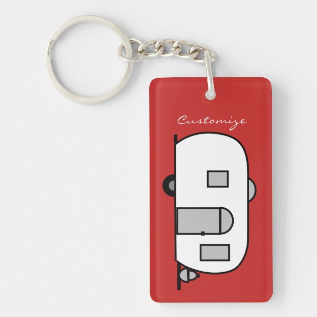 Llavero Remolque de viaje redondeado Thunder_Cove (Frente)