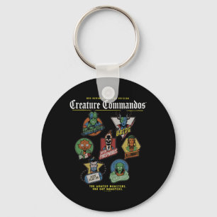 Llavero Rendimiento de Insignias de Escuadrón de Monstruos