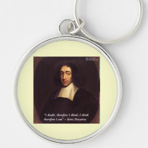 Llavero René Descartes Pienso Luego Existó Cita