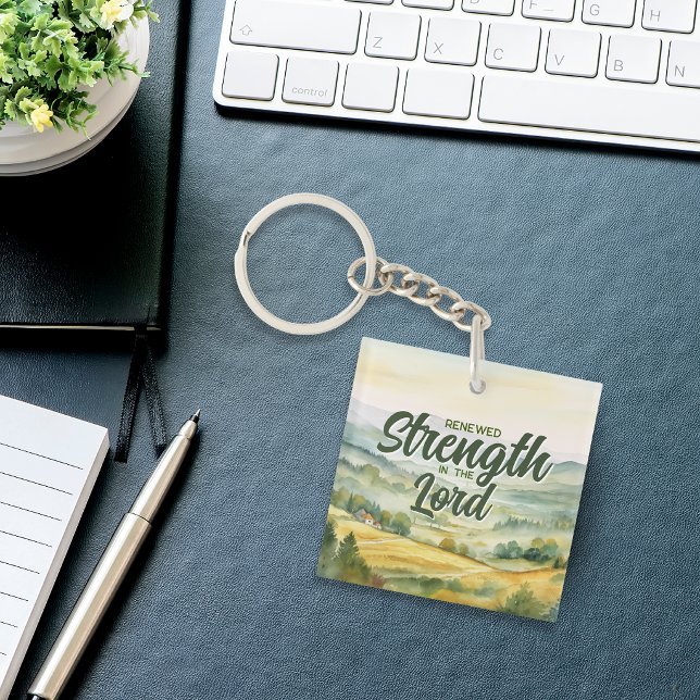 Llavero Renewed Strength in the Lord Christian (Subido por el creador)