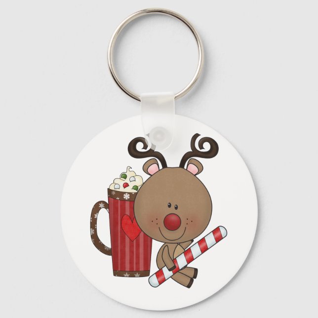 Llavero Reno de Rudy con cacao (Anverso)