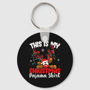 Llavero Reno Jugado Este Es Mi Navidad Pajamas Xmas F