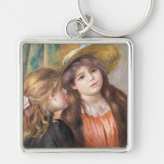 Llavero Renoir - Retrato de dos niñas pequeñas (Frente)