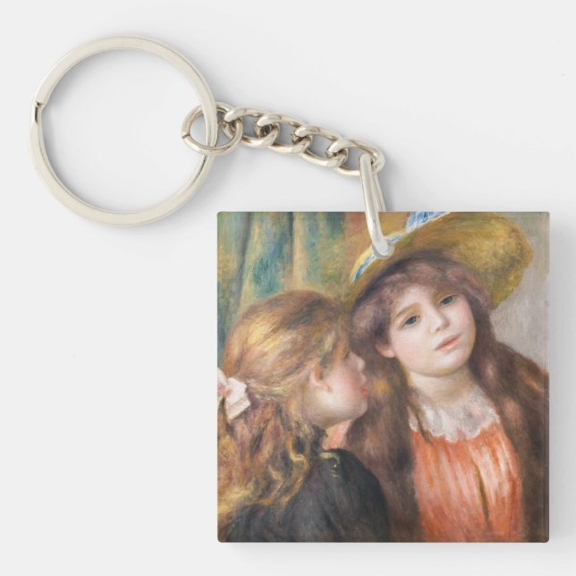Llavero Renoir - Retrato de dos niñas pequeñas (Frente)