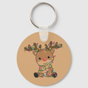 Llavero Renos Feliz Navidad Invierno Animales de Cerveza