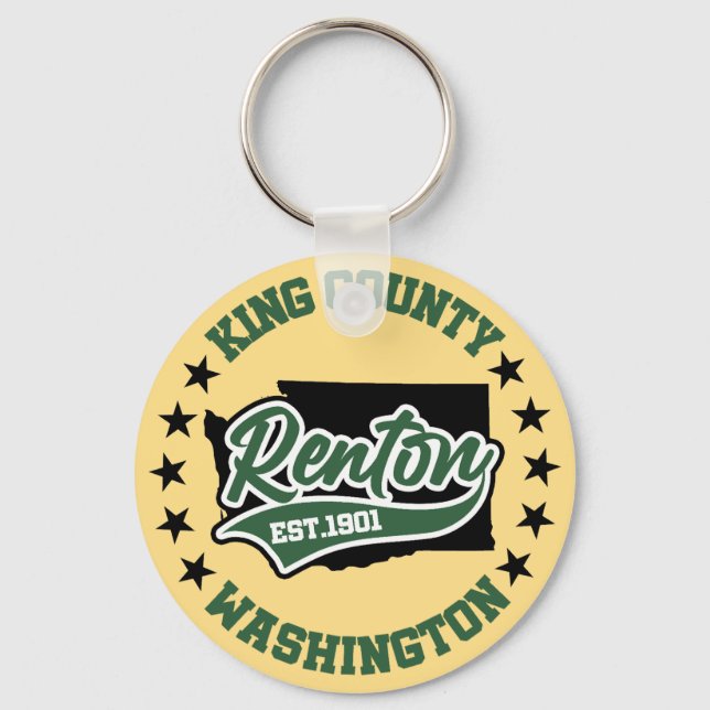 Llavero Renton, Washington (Anverso)