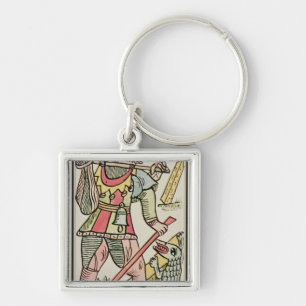 Llavero Reparación, carta de tarot, francesa
