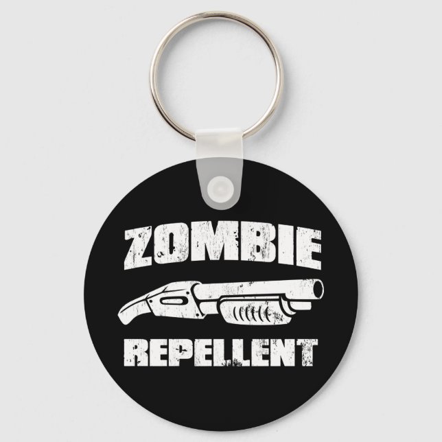 Llavero repelente zombie - la escopeta (Anverso)