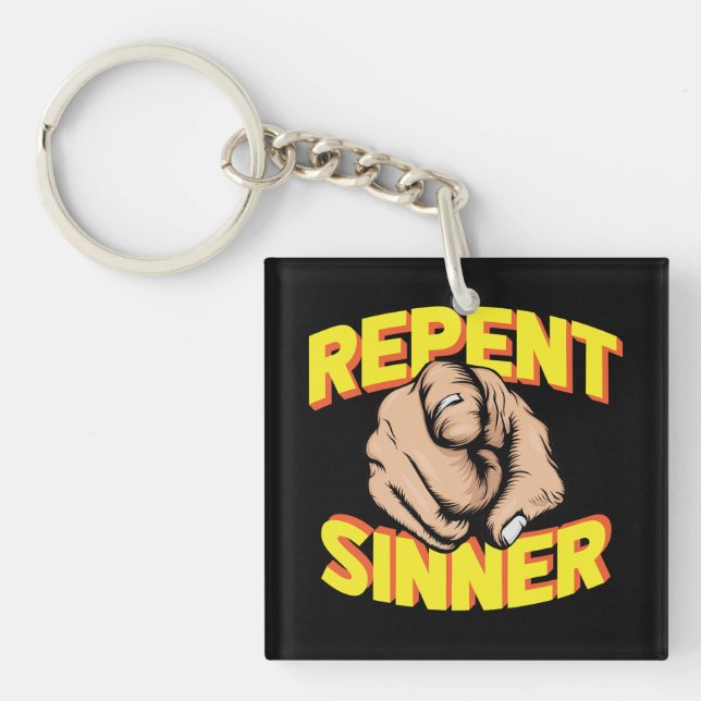 Llavero Repent Sinner (Frente)