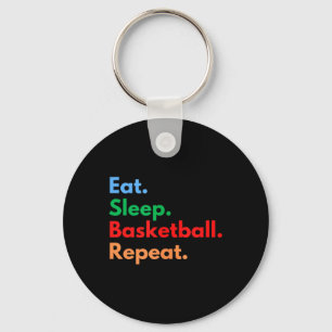 Llavero Repetición De Básquetbol De Sueño Comido Para Los