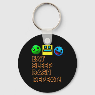 Llavero Repetir Dash Dormir Videojuego Geometría Videojuga