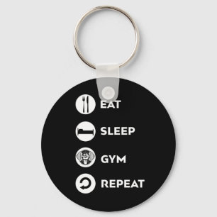 LLAVERO REPETIR EL GIMNASIO DE DORMIR