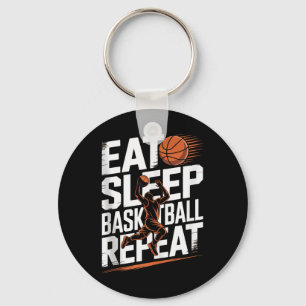 Llavero Repito de Básquetbol de sueño, jugador, niños, Chi