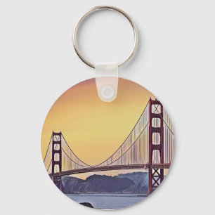 Llavero Representación artística de la llave del puente Go