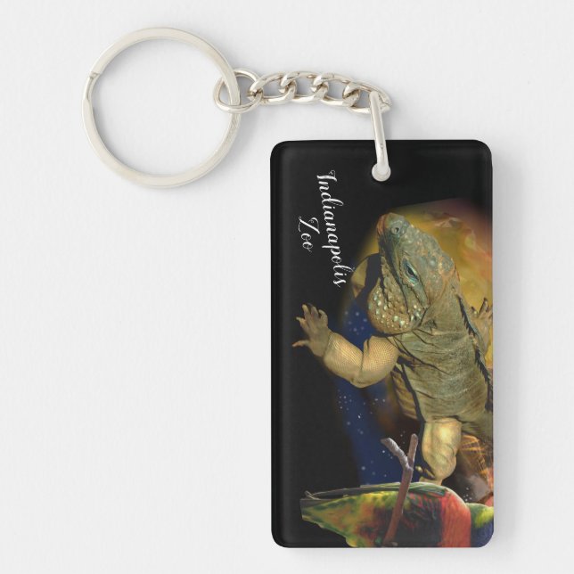 Llavero Reptiles y aves del zoológico de Indianápolis (Frente)