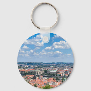 Llavero República Checa. Praga. Vista impresionante Funda-