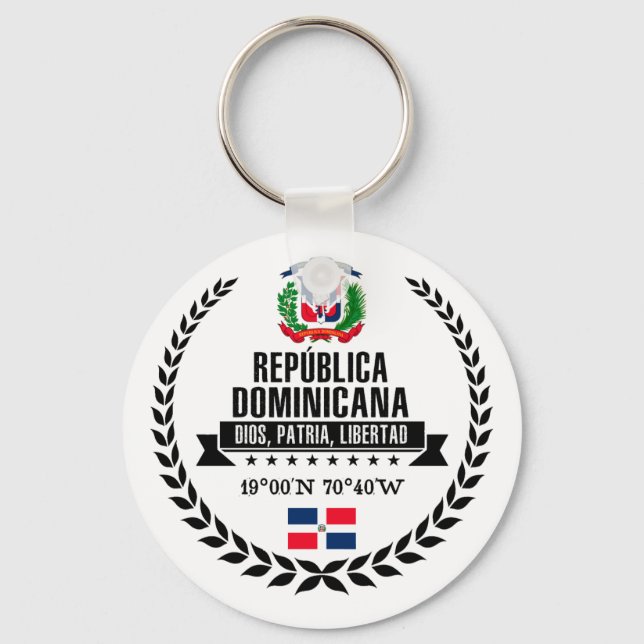 Llavero República Dominicana (Anverso)