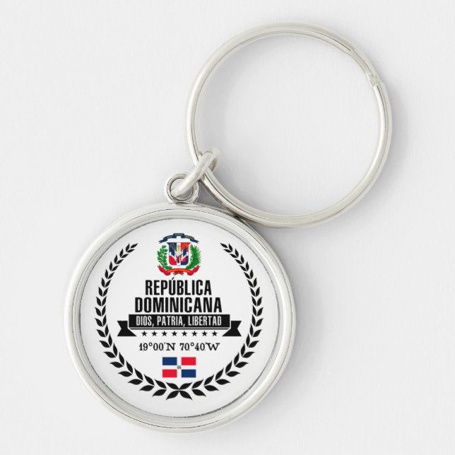 Llavero República Dominicana (Frente)