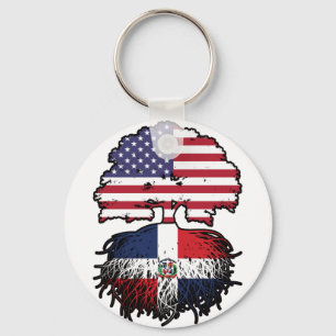Llavero República Dominicana Estados Unidos