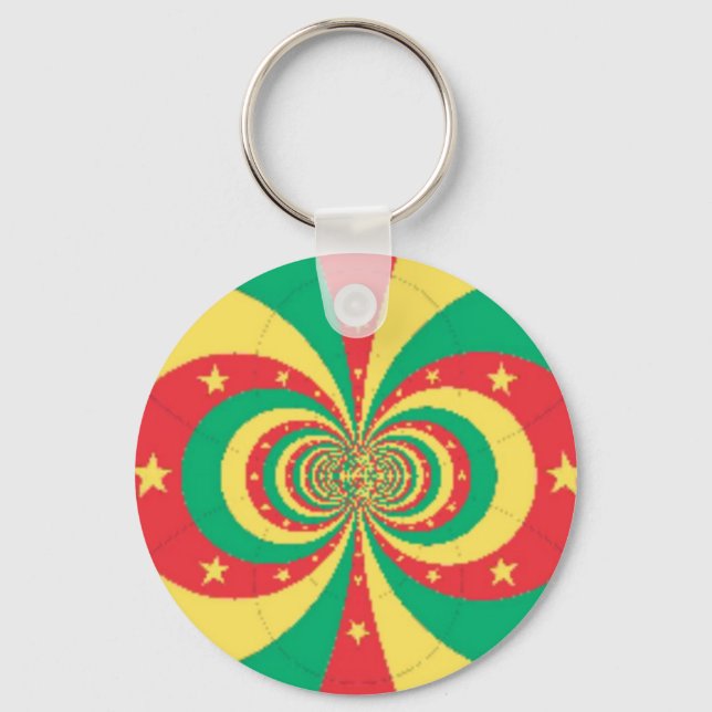 Llavero République du Cameroun, estrella de cinco puntas (Anverso)